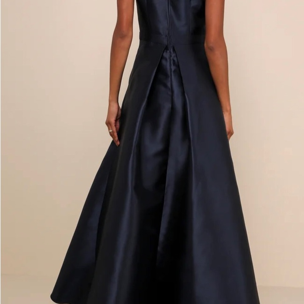 Lulu's Midnight Blue High-Low Dress - Picture 4 of 8